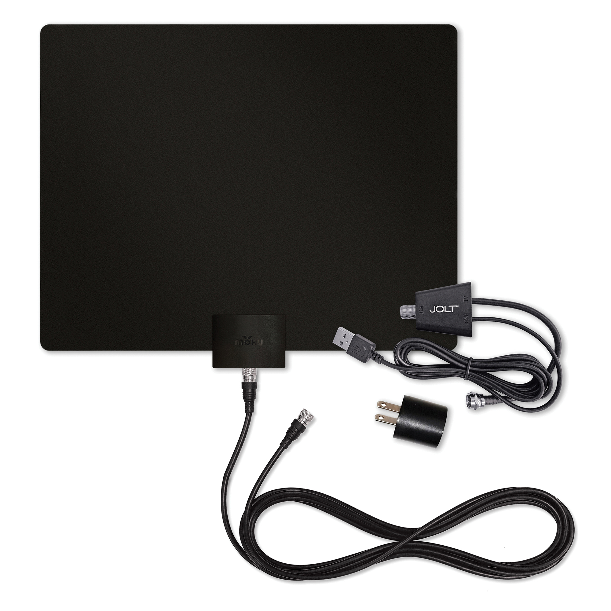 Mohu, Leaf 50 Original Paper-Thin Amplified TV Antenna, Model# MH-110584BB